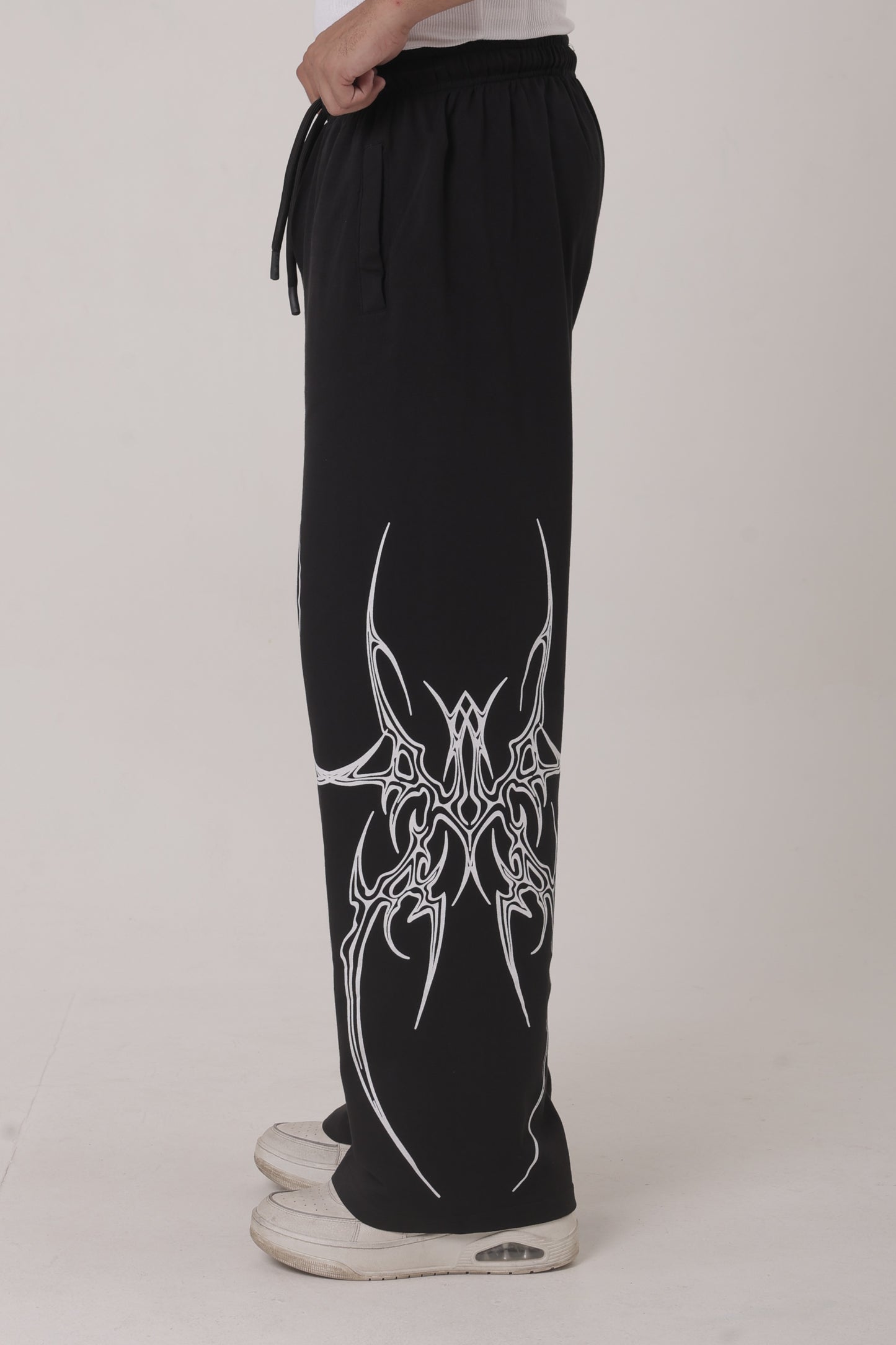 Arcane Spikes Unisex Straight Fit Baggy Bottoms