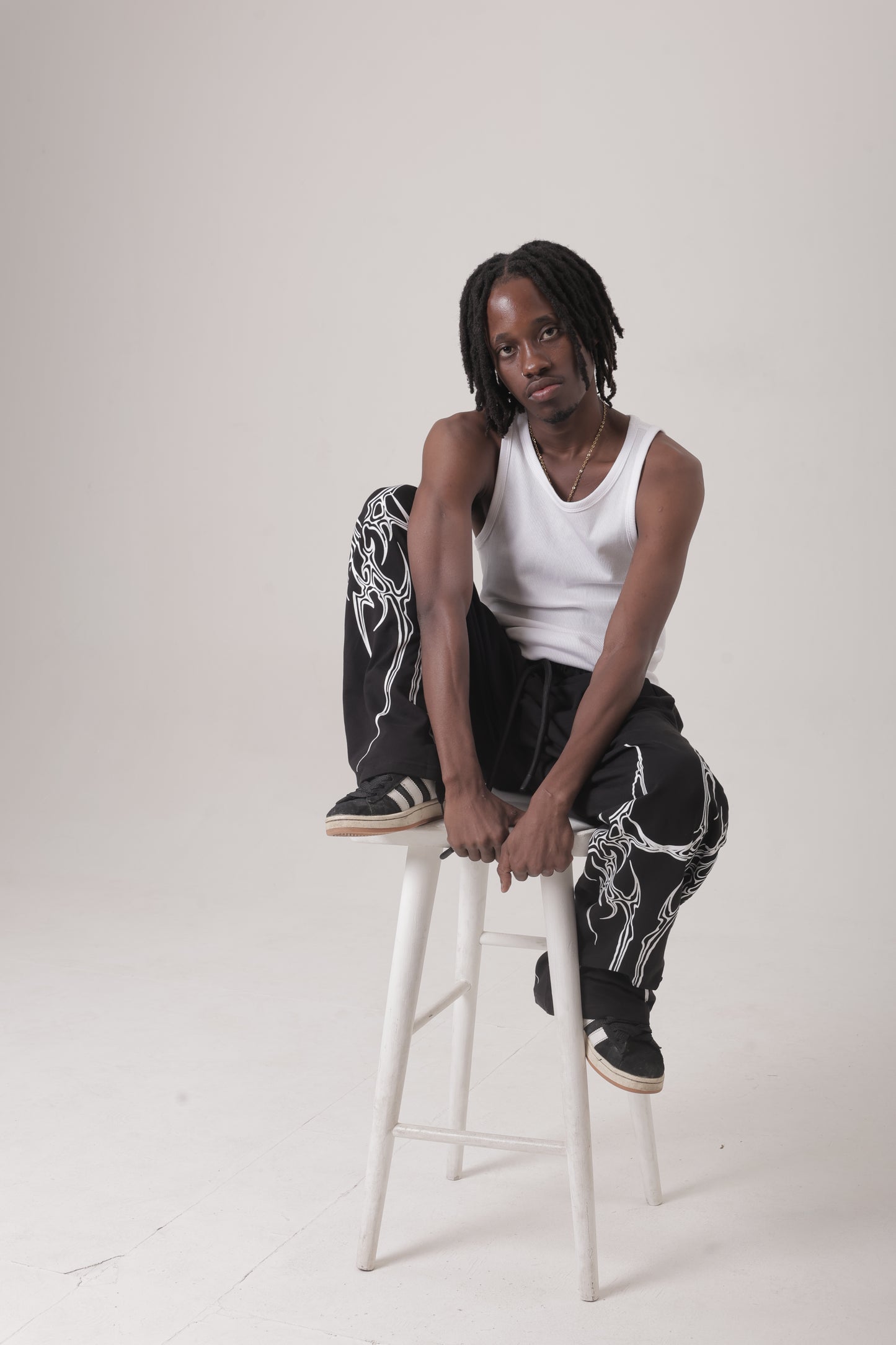 Arcane Spikes Unisex Straight Fit Baggy Bottoms